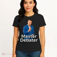 Charlie Kirk Is A Master Debater Women's T-Shirt thumb 4