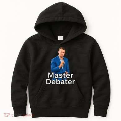 Charlie Kirk Is A Master Debater Kids Hoodie