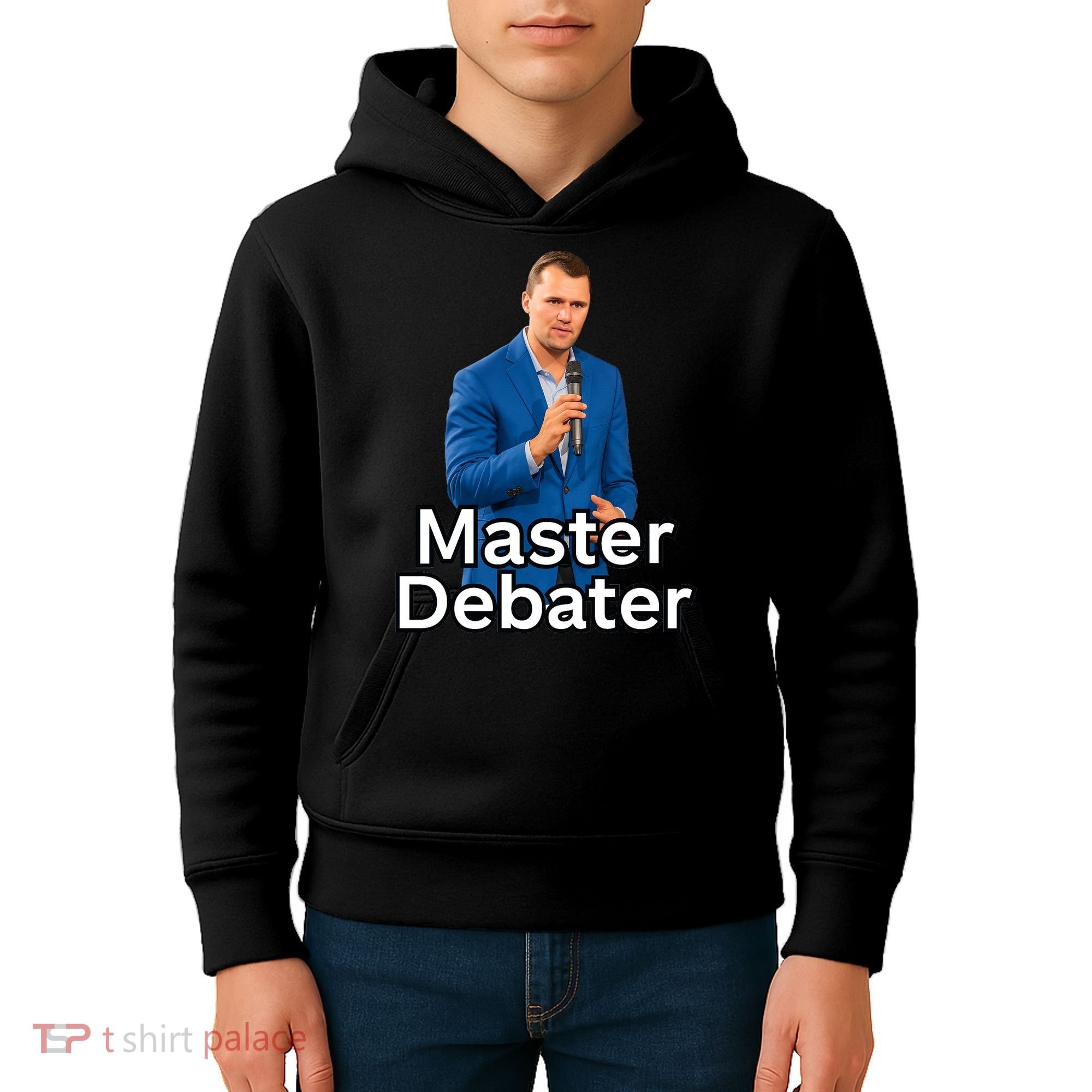 Charlie Kirk Is A Master Debater Kids Hoodie
