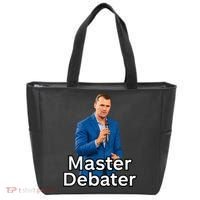Charlie Kirk Is A Master Debater Tote Bag thumb 0