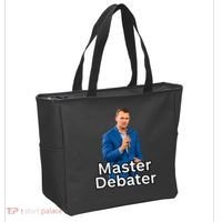 Charlie Kirk Is A Master Debater Tote Bag thumb 2