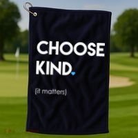Choose Kind It Matters Golf Towel thumb 1