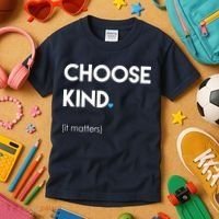 Choose Kind It Matters Kids T-Shirt thumb 3
