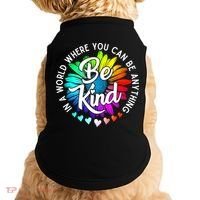 Choose Kindness In A World Where You Can Be Anything Be Kind Cute Daisy Flower R Doggie Tank thumb 0