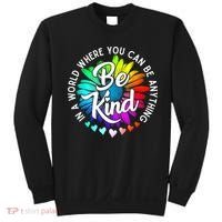 Choose Kindness In A World Where You Can Be Anything Be Kind Cute Daisy Flower R Sweatshirt thumb 0
