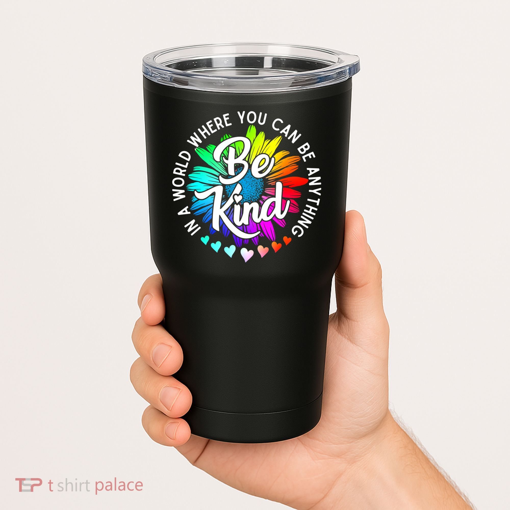 Choose Kindness In A World Where You Can Be Anything Be Kind Cute Daisy Flower R Tumbler