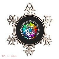 Choose Kindness In A World Where You Can Be Anything Be Kind Cute Daisy Flower R Ornament thumb 0