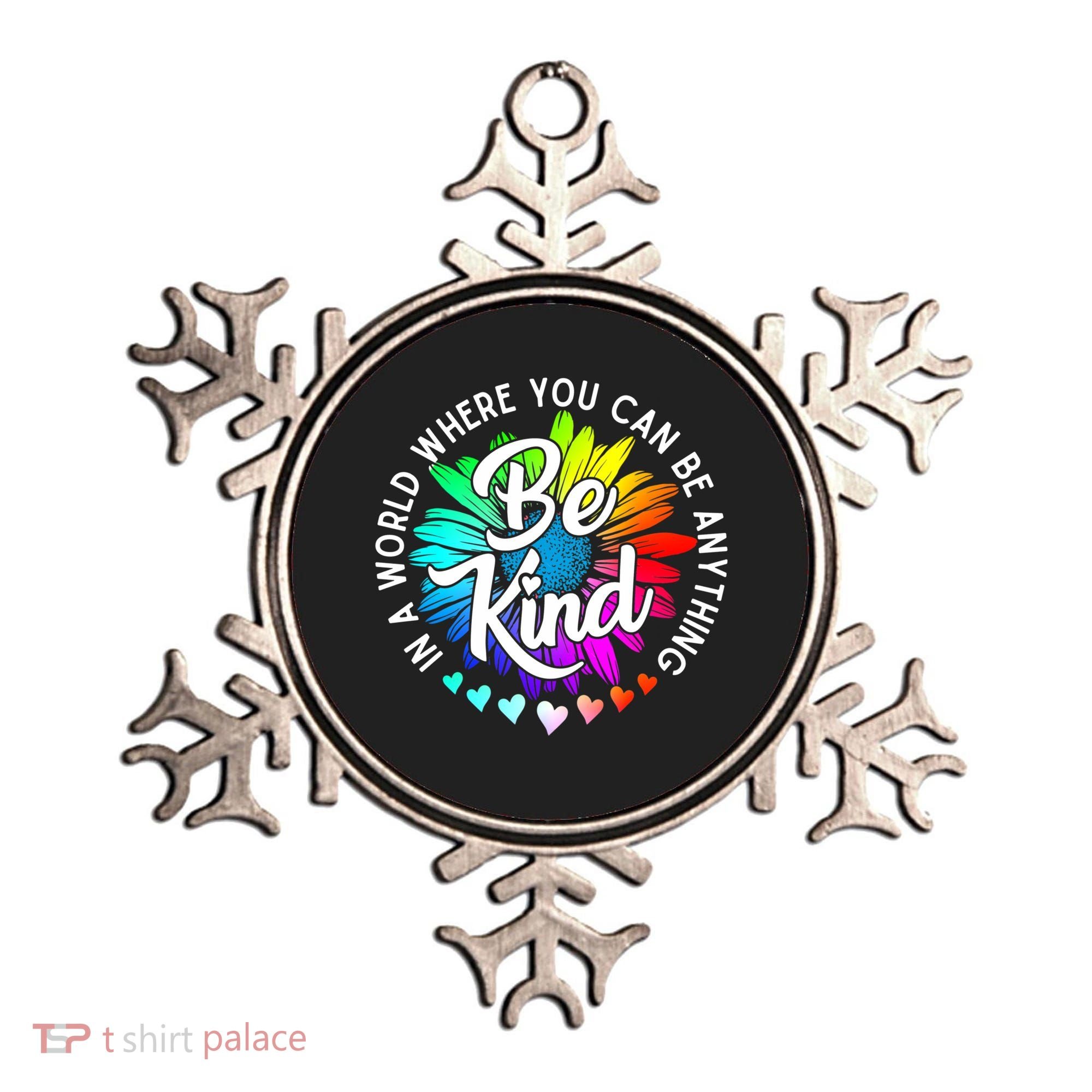 Choose Kindness In A World Where You Can Be Anything Be Kind Cute Daisy Flower R Ornament