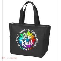 Choose Kindness In A World Where You Can Be Anything Be Kind Cute Daisy Flower R Tote Bag thumb 3