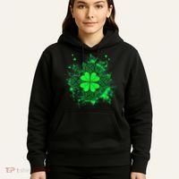 Celtic Knot Irish Shamrock Three Leaf Clover St Patricks Day Hoodie thumb 5