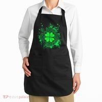 Celtic Knot Irish Shamrock Three Leaf Clover St Patricks Day Apron thumb 2