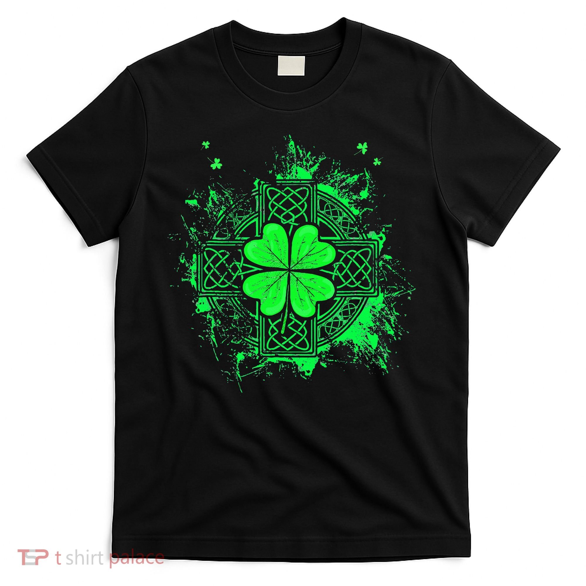 Celtic Knot Irish Shamrock Three Leaf Clover St Patricks Day T-Shirt