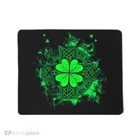 Celtic Knot Irish Shamrock Three Leaf Clover St Patricks Day Mousepad thumb 0