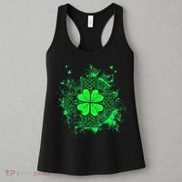 Celtic Knot Irish Shamrock Three Leaf Clover St Patricks Day Women's Tank Top thumb 3