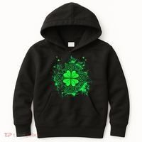 Celtic Knot Irish Shamrock Three Leaf Clover St Patricks Day Kids Hoodie thumb 0