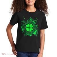 Celtic Knot Irish Shamrock Three Leaf Clover St Patricks Day Kids T-Shirt thumb 2