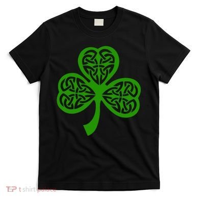 Celtic Knot Irish Shamrock Leaf Clover St Pats Day T-Shirt