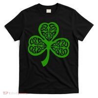 Celtic Knot Irish Shamrock Leaf Clover St Pats Day T-Shirt thumb 0