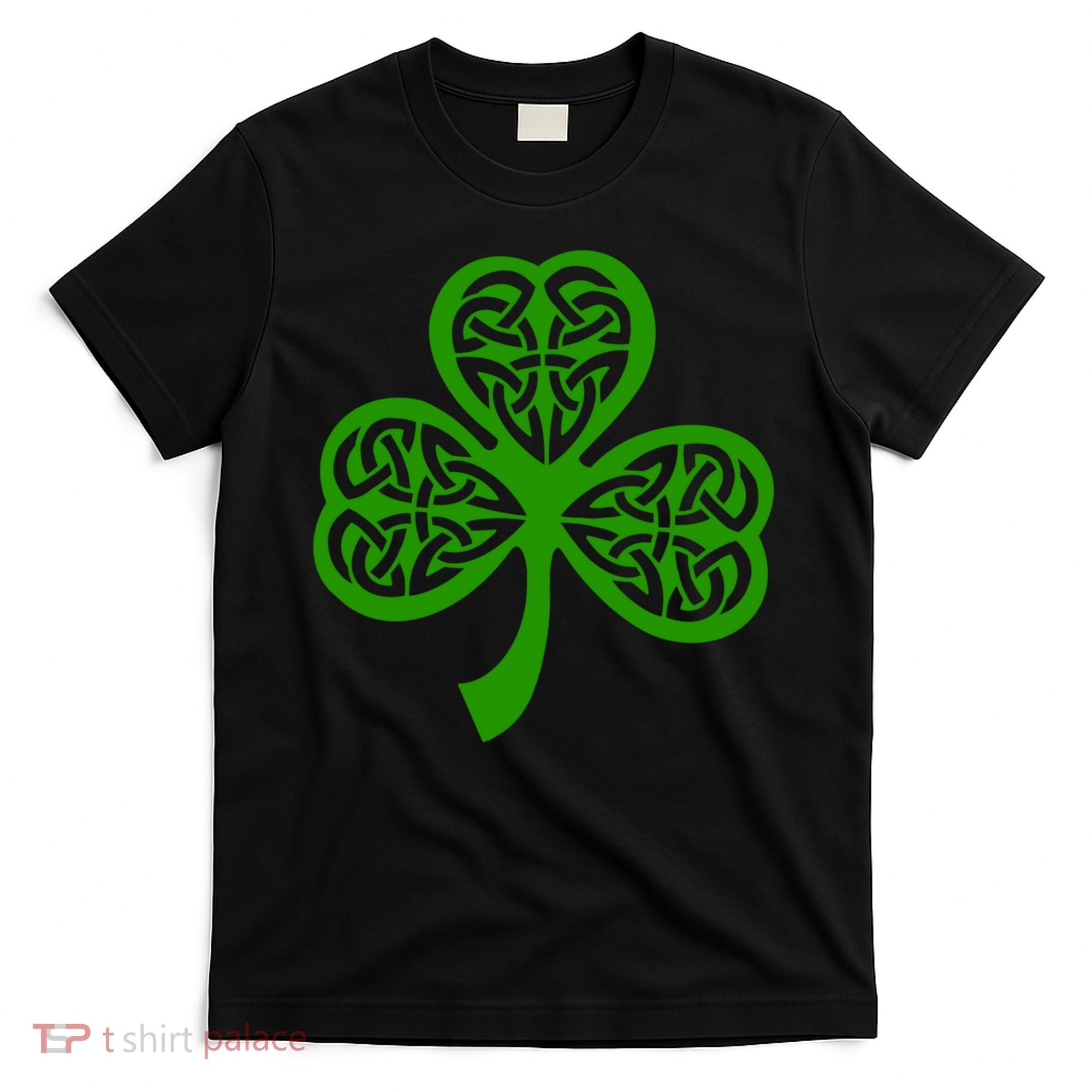 Celtic Knot Irish Shamrock Leaf Clover St Pats Day T-Shirt