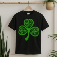 Celtic Knot Irish Shamrock Leaf Clover St Pats Day T-Shirt thumb 2