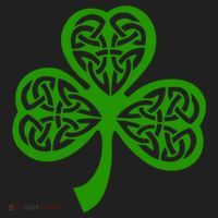 Celtic Knot Irish Shamrock Leaf Clover St Pats Day Golf Towel thumb 3