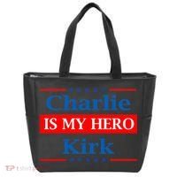 Charlie Kirk Is My Hero Tote Bag thumb 0