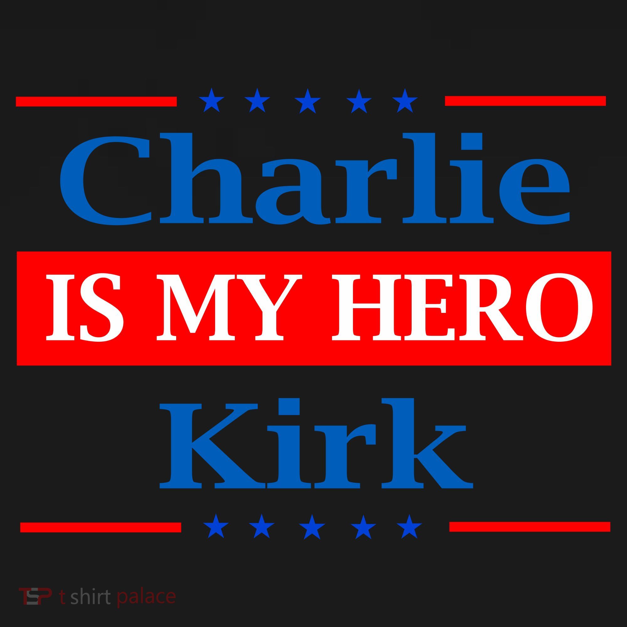 Charlie Kirk Is My Hero Tote Bag