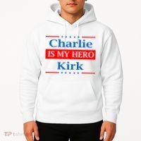 Charlie Kirk Is My Hero Hoodie thumb 2