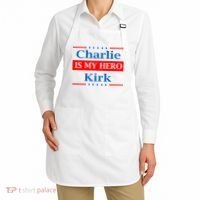 Charlie Kirk Is My Hero Apron thumb 2