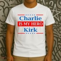 Charlie Kirk Is My Hero T-Shirt thumb 3