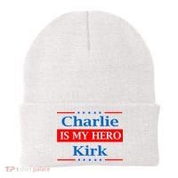 Charlie Kirk Is My Hero Beanie thumb 0