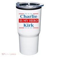 Charlie Kirk Is My Hero Tumbler thumb 0