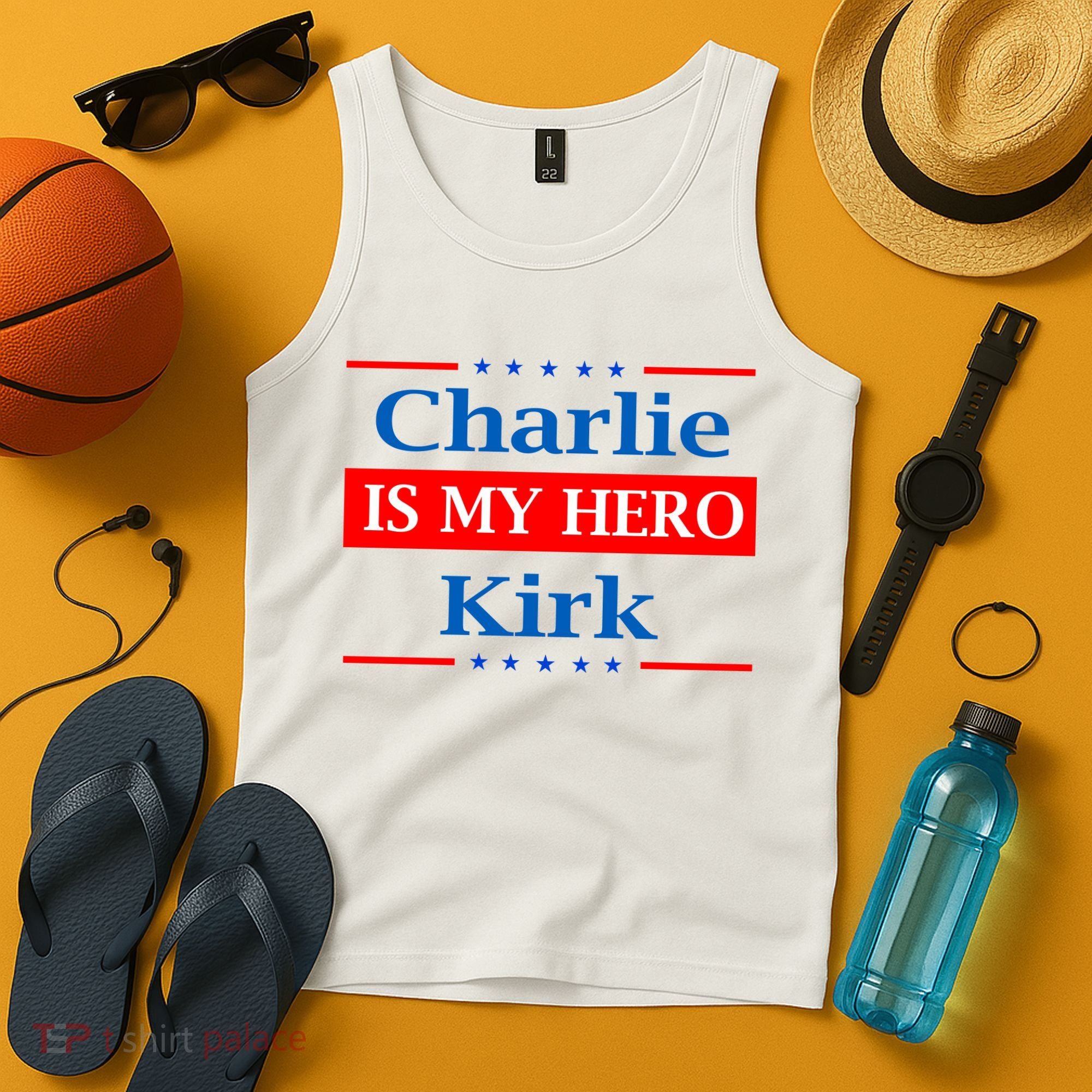 Charlie Kirk Is My Hero Tank Top
