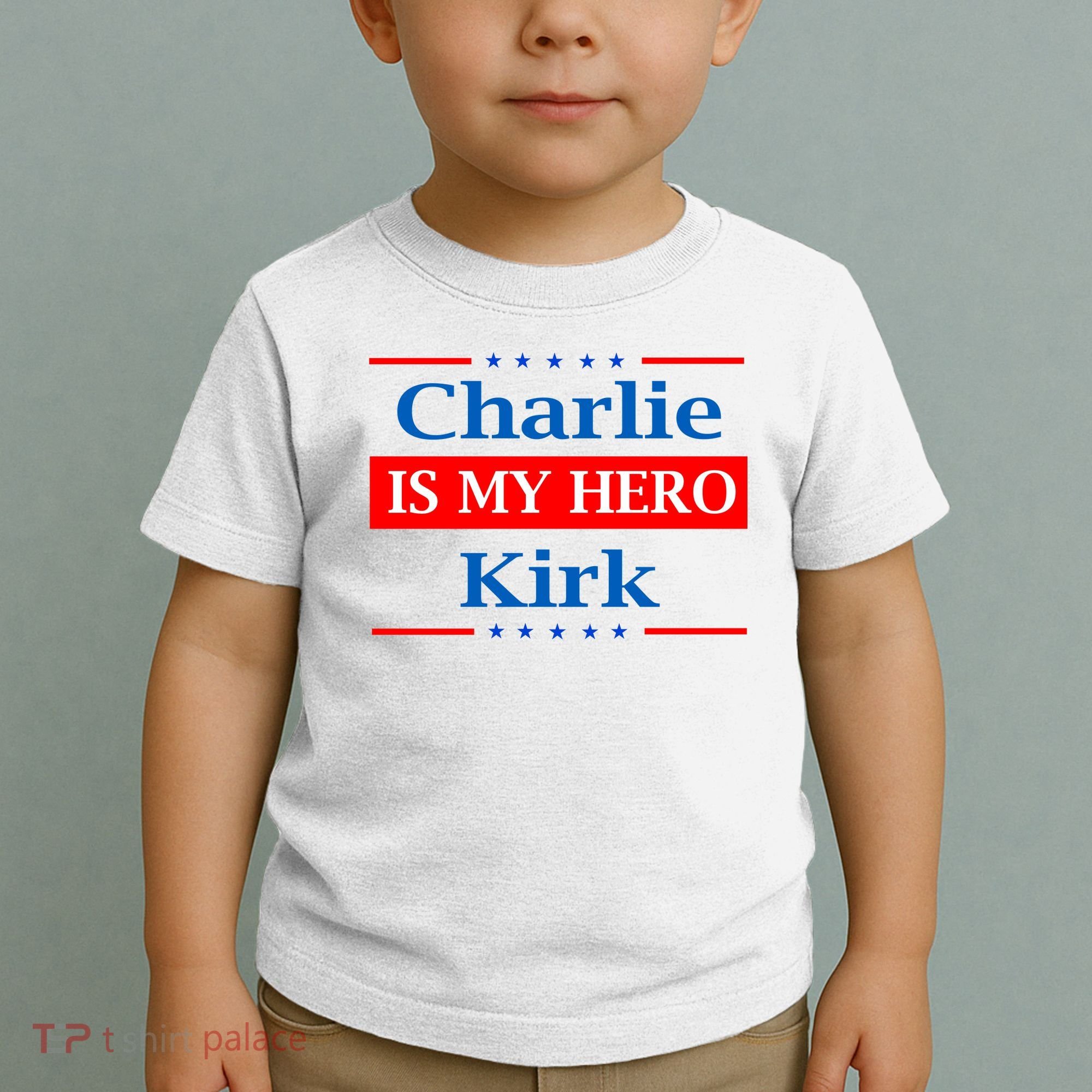 Charlie Kirk Is My Hero Toddler T-Shirt