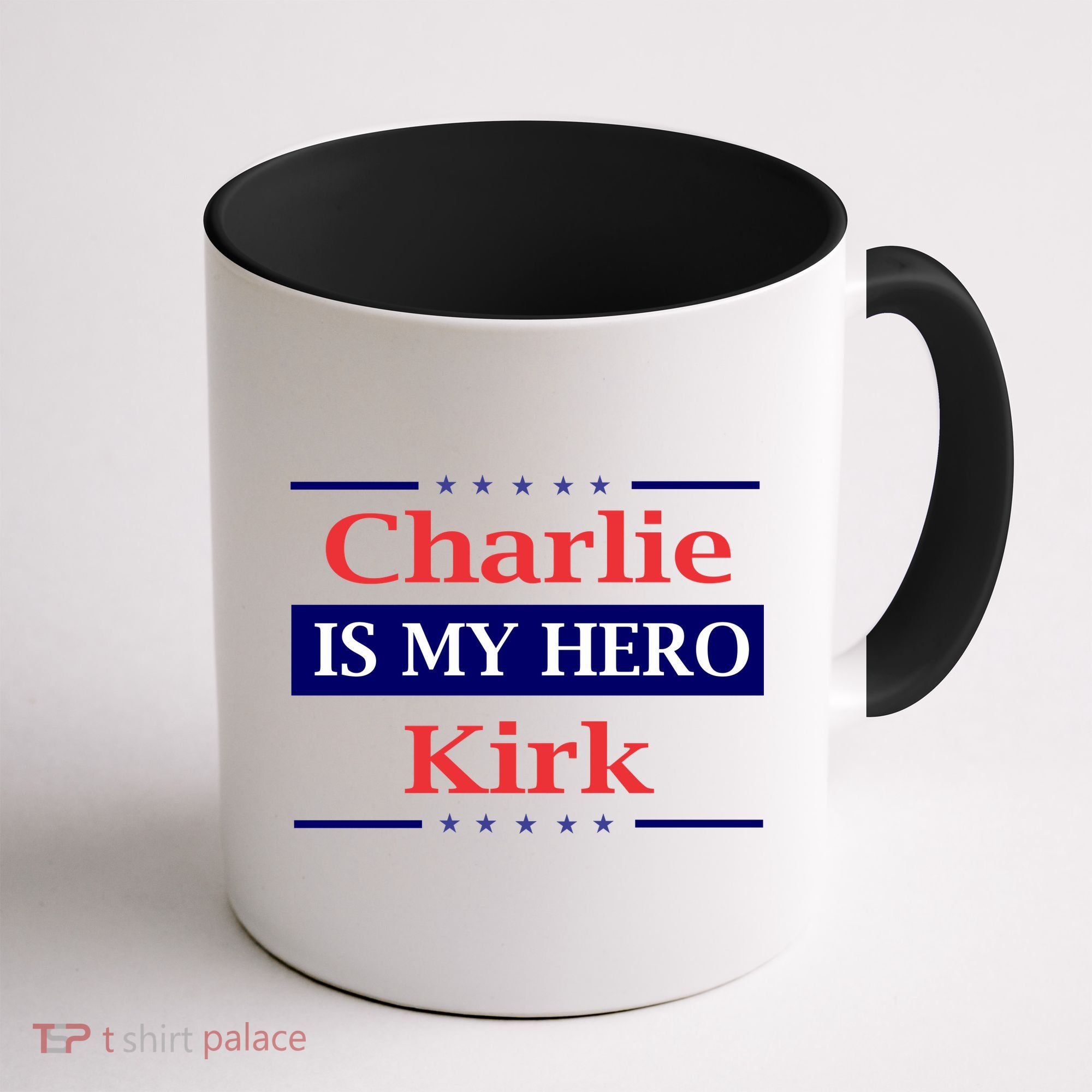 Charlie Kirk Is My Hero Pray Tribute Justice Coffee Mug