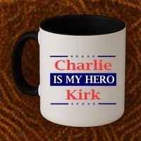 Charlie Kirk Is My Hero Pray Tribute Justice Coffee Mug thumb 2