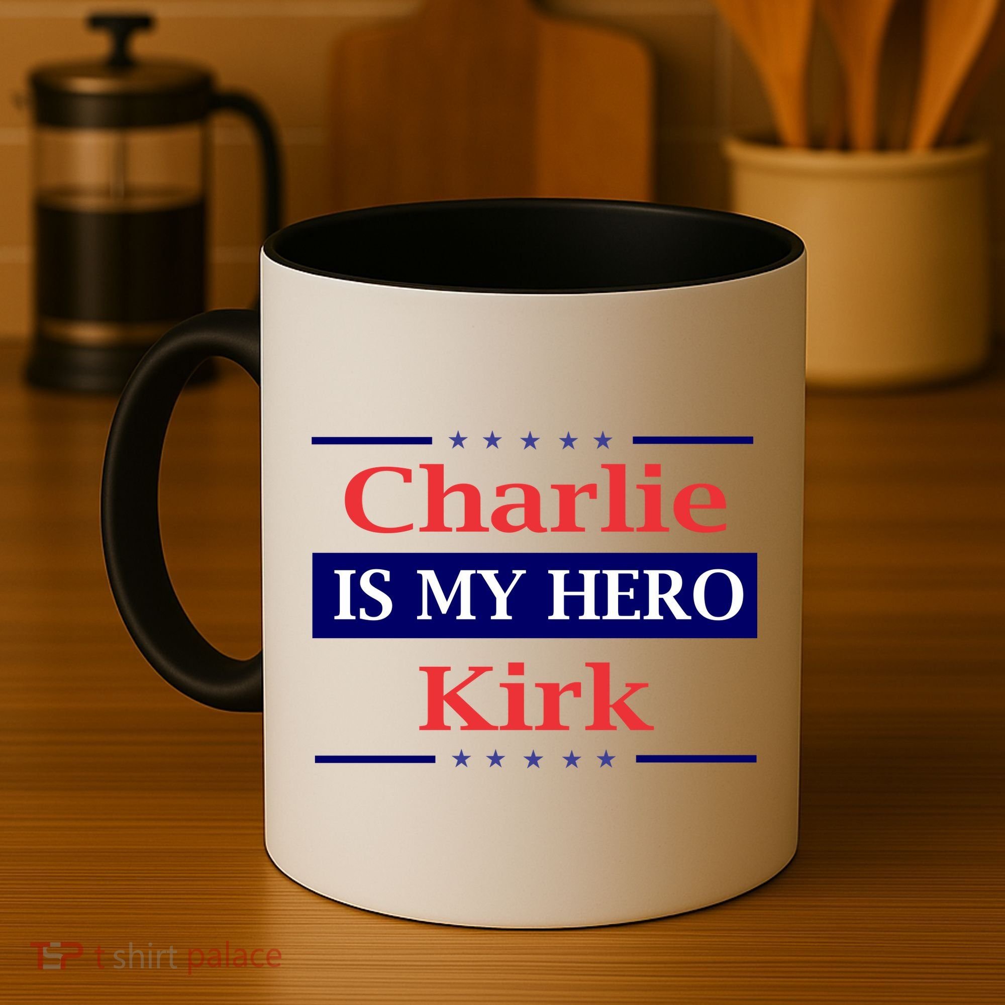 Charlie Kirk Is My Hero Pray Tribute Justice Coffee Mug