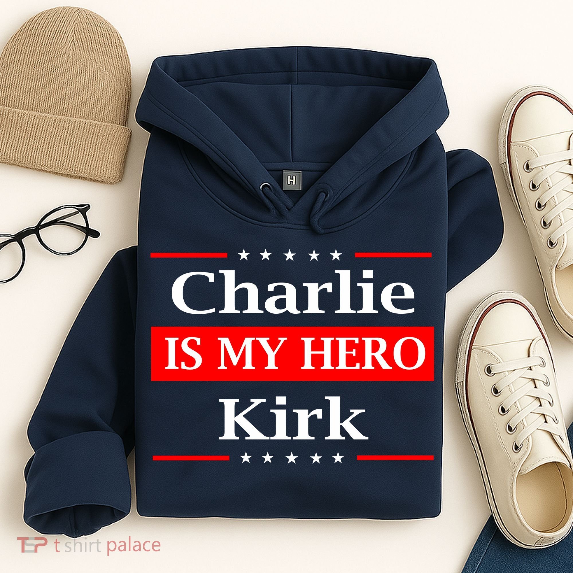 Charlie Kirk Is My Hero Pray Tribute Justice Hoodie