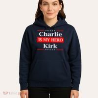 Charlie Kirk Is My Hero Pray Tribute Justice Hoodie thumb 5