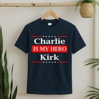 Charlie Kirk Is My Hero Pray Tribute Justice T-Shirt thumb 2
