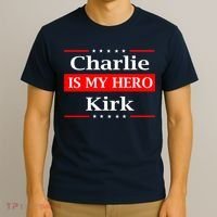 Charlie Kirk Is My Hero Pray Tribute Justice T-Shirt thumb 3