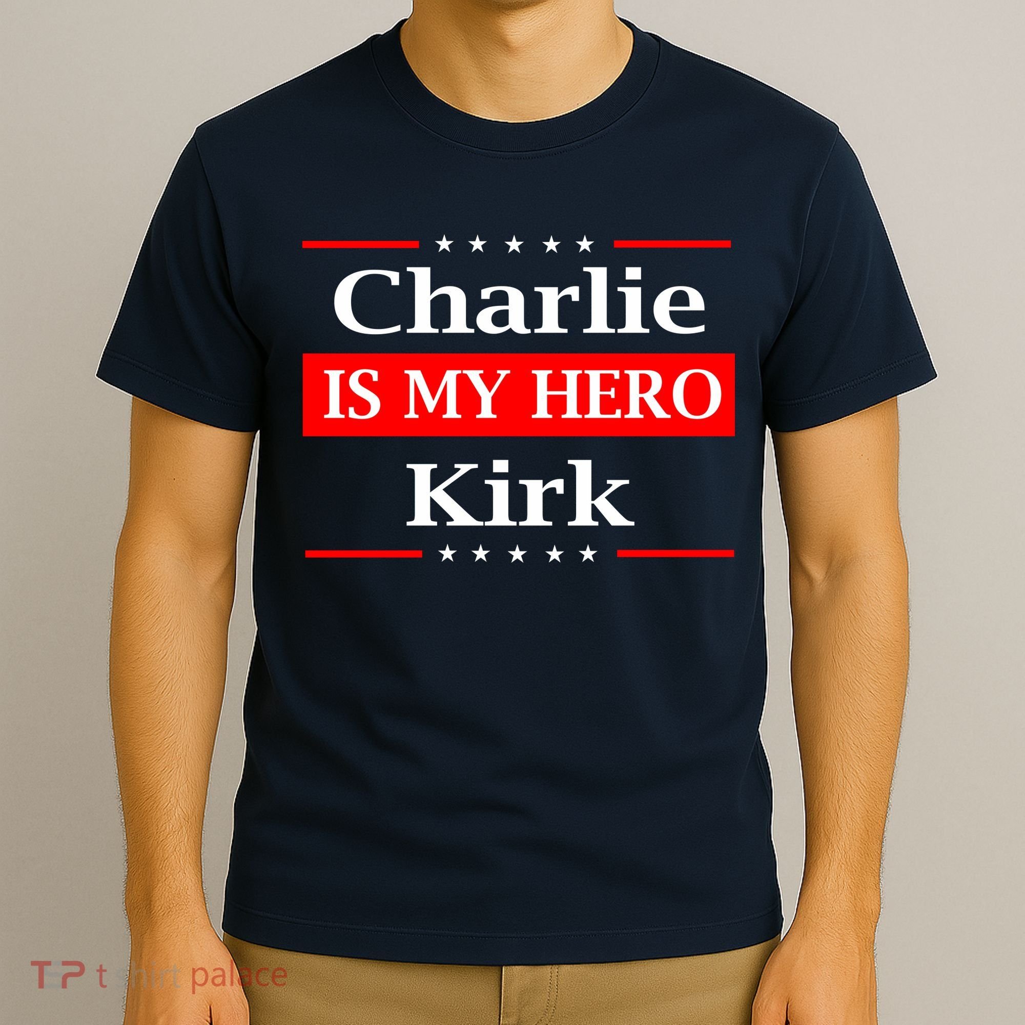 Charlie Kirk Is My Hero Pray Tribute Justice T-Shirt