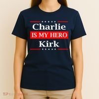Charlie Kirk Is My Hero Pray Tribute Justice T-Shirt thumb 4