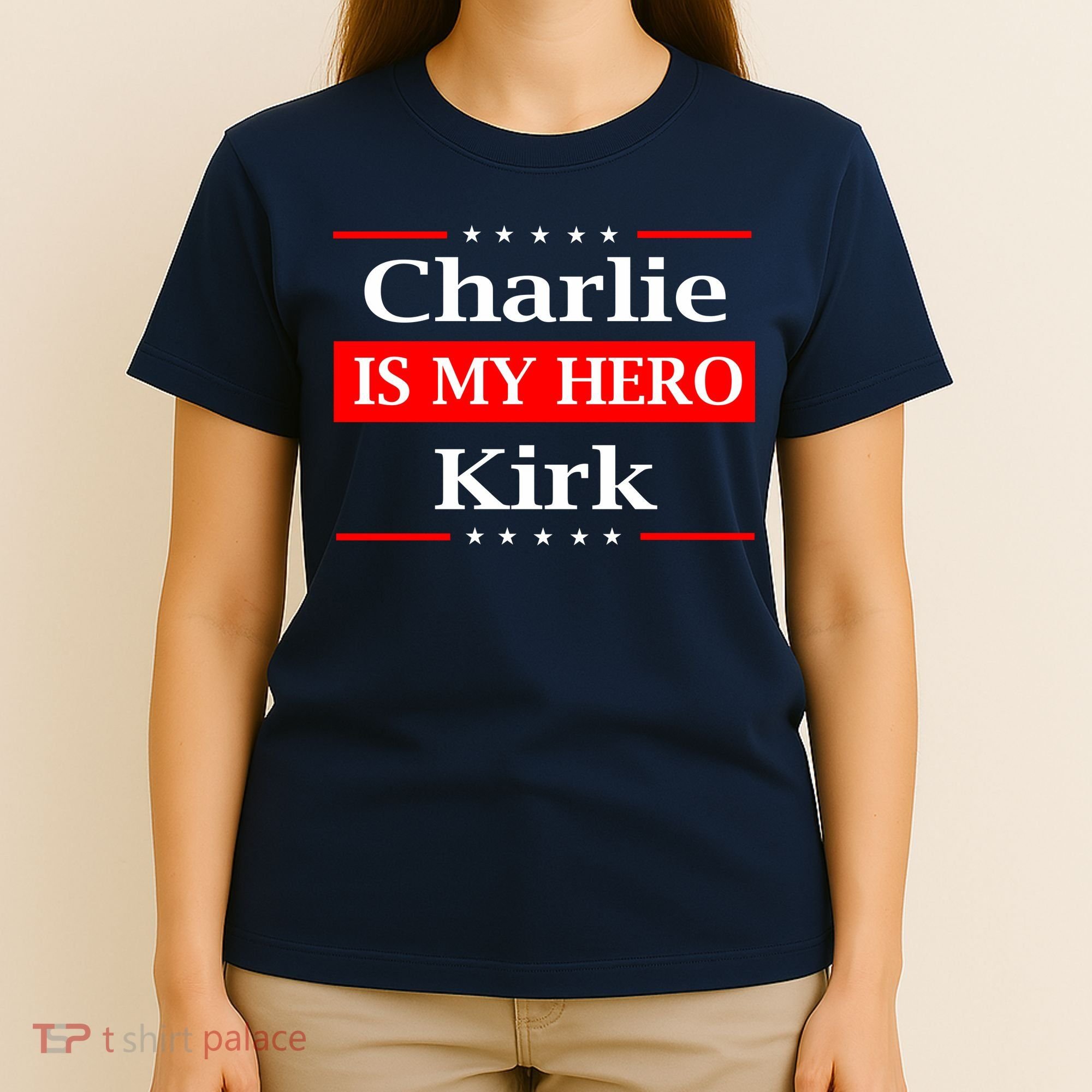 Charlie Kirk Is My Hero Pray Tribute Justice T-Shirt