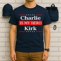 Charlie Kirk Is My Hero Pray Tribute Justice T-Shirt thumb 6