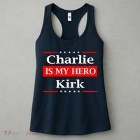 Charlie Kirk Is My Hero Pray Tribute Justice Women's Tank Top thumb 3