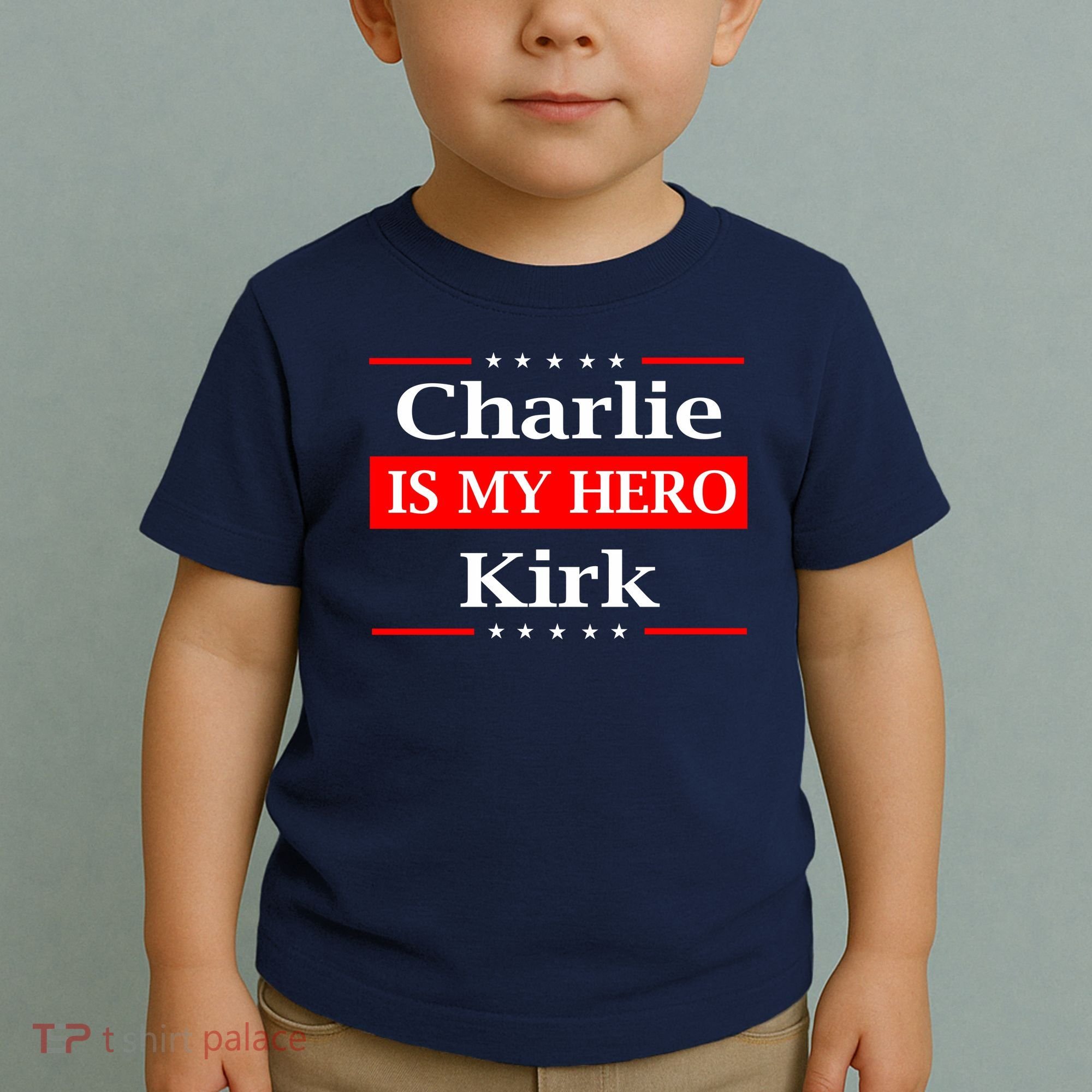 Charlie Kirk Is My Hero Pray Tribute Justice Toddler T-Shirt
