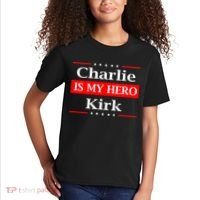 Charlie Kirk Is My Hero Pray Tribute Justice Kids T-Shirt thumb 2