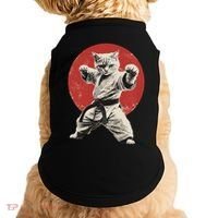 Cat Karate Judo Japan Japanese Flag Funny Doggie Tank thumb 0
