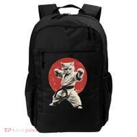 Cat Karate Judo Japan Japanese Flag Funny Backpack thumb 0